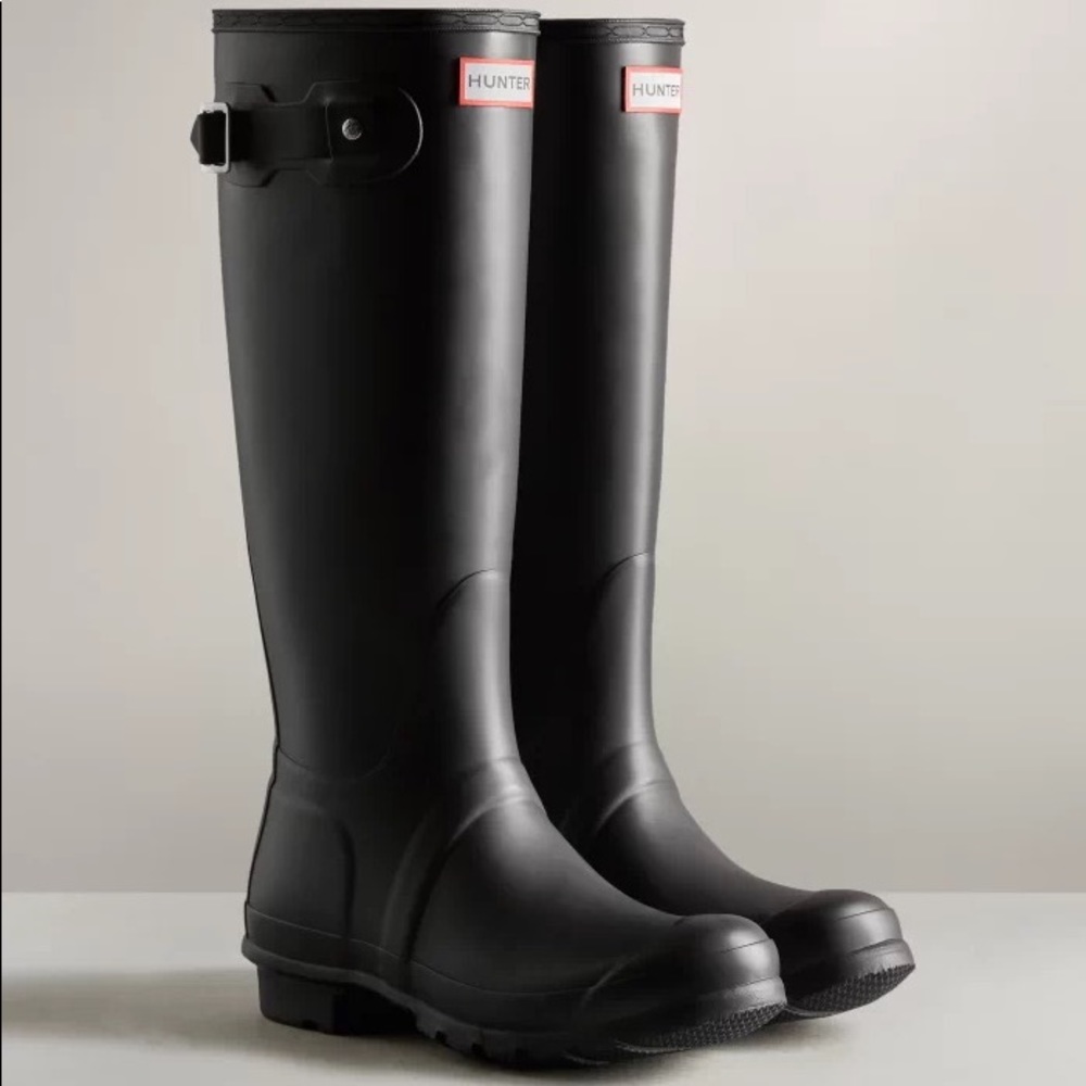 Hunter Original Tall Rain Boots in Black